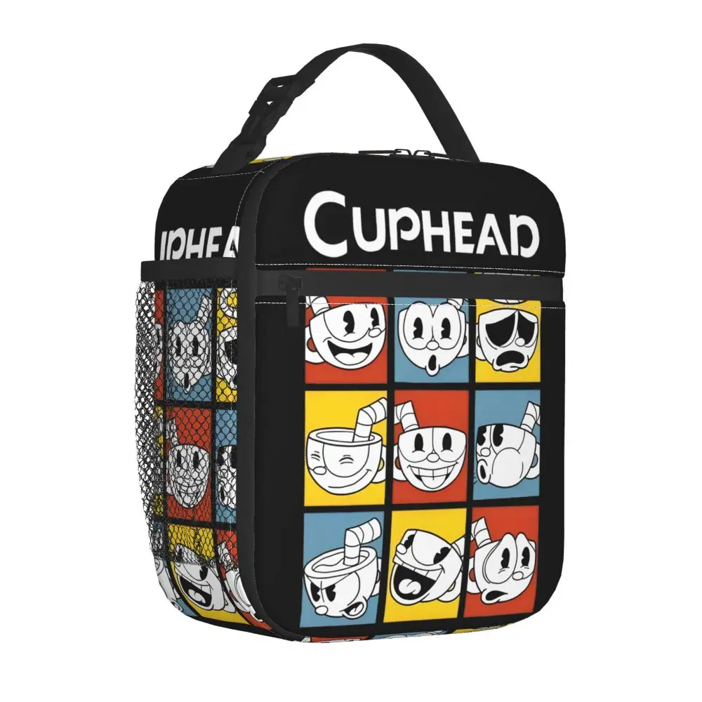 Kawaii Cuphead Printed Lunch Bag