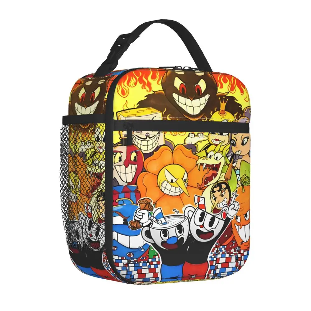 Cuphead Game Printed Kawaii Lunch Bag 