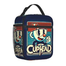 Cuphead Game Insulated Lunch Bag Cuphead Game Insulated Lunch Bag