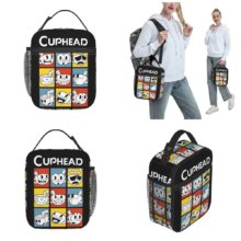 Cuphead Game Insulated Lunch Bag Cuphead Game Insulated Lunch Bag
