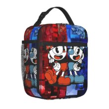 Cuphead Game Insulated Lunch Bag Cuphead Game Insulated Lunch Bag