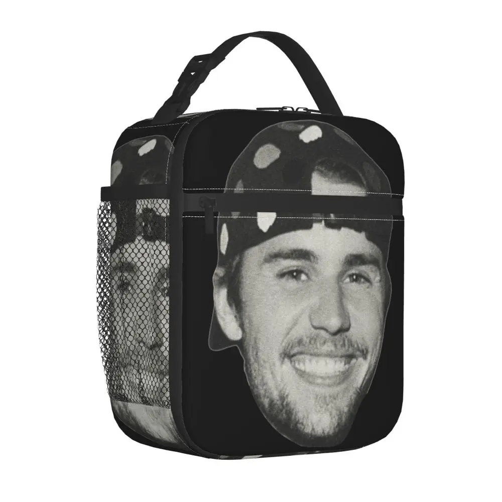 Justin Bieber Insulated Kawaii Printed Lunch Bag