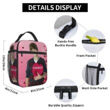 Justin Bieber Insulated Lunch Bags Portable Music Meal Container Cooler Bag Tote Lunch Box Beach Outdoor Food Storage Bags Justin Bieber Insulated Lunch Bags Portable Music Meal Container Cooler Bag Tote Lunch Box Beach Outdoor Food Storage Bags