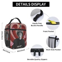 Justin Bieber Insulated Lunch Bags Portable Music Meal Container Cooler Bag Tote Lunch Box Beach Outdoor Food Storage Bags Justin Bieber Insulated Lunch Bags Portable Music Meal Container Cooler Bag Tote Lunch Box Beach Outdoor Food Storage Bags