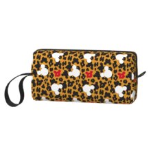 Mickey Mouse Grid Pattern Large Makeup Bag Waterproof Pouch Travel Cosmetic Bags Organizer for Women Mickey Mouse Grid Pattern Large Makeup Bag Waterproof Pouch Travel Cosmetic Bags Organizer for Women