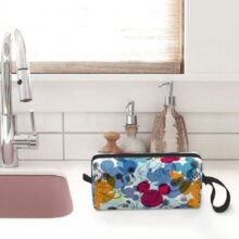 Mickey Mouse Grid Pattern Large Makeup Bag Waterproof Pouch Travel Cosmetic Bags Organizer for Women Mickey Mouse Grid Pattern Large Makeup Bag Waterproof Pouch Travel Cosmetic Bags Organizer for Women