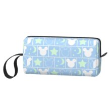 Mickey Mouse Grid Pattern Large Makeup Bag Waterproof Pouch Travel Cosmetic Bags Organizer for Women Mickey Mouse Grid Pattern Large Makeup Bag Waterproof Pouch Travel Cosmetic Bags Organizer for Women