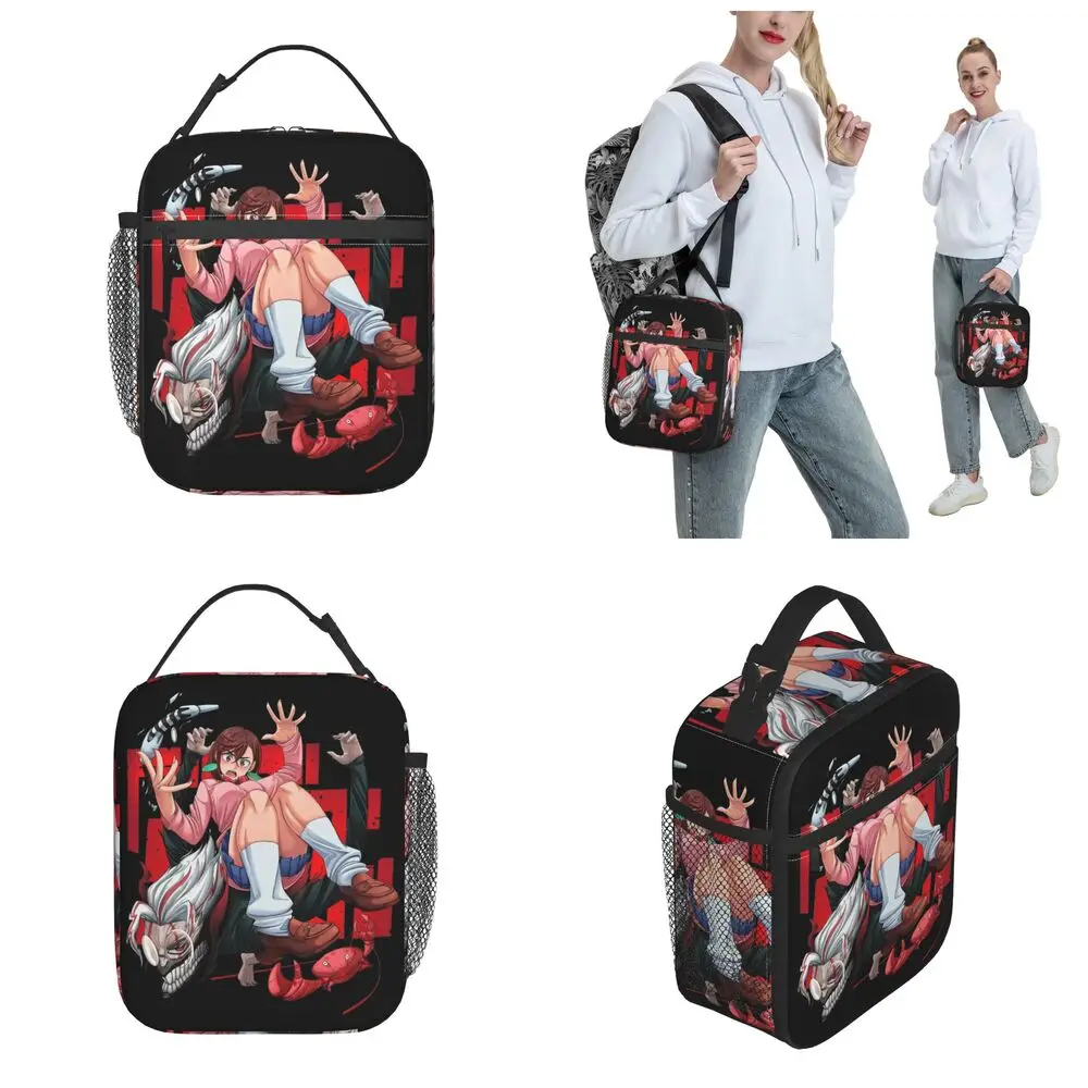 Kawaii Dandadan Ken Takakura And Momo Ayase Anime Lunch Bag