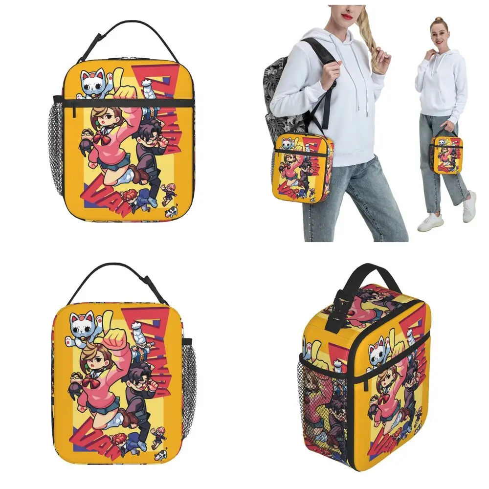 Kawaii Anime Dandadan Character Polyester Lunch Bag
