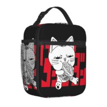 Dandadan Turbo Granny Cat Insulated Lunch Bag High Capacity Lunch Container Cooler Bag Tote Lunch Box Work Outdoor Food Handbags Dandadan Turbo Granny Cat Insulated Lunch Bag High Capacity Lunch Container Cooler Bag Tote Lunch Box Work Outdoor Food Handbags