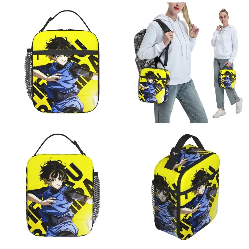 Anime Blue Lock Meguru Bachira Kawaii Lunch Bag