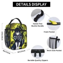 Blue Lock Soccer Player Insulated Lunch Bag High Capacity Reusable Cooler Bag Tote Lunch Box College Outdoor Bento Pouch Blue Lock Soccer Player Insulated Lunch Bag High Capacity Reusable Cooler Bag Tote Lunch Box College Outdoor Bento Pouch