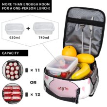 Asamimichaan Cute Asamimi Couples Insulated Lunch Bag High Capacity Lunch Container Thermal Bag Tote Lunch Box Office Food Bag Asamimichaan Cute Asamimi Couples Insulated Lunch Bag High Capacity Lunch Container Thermal Bag Tote Lunch Box Office Food Bag