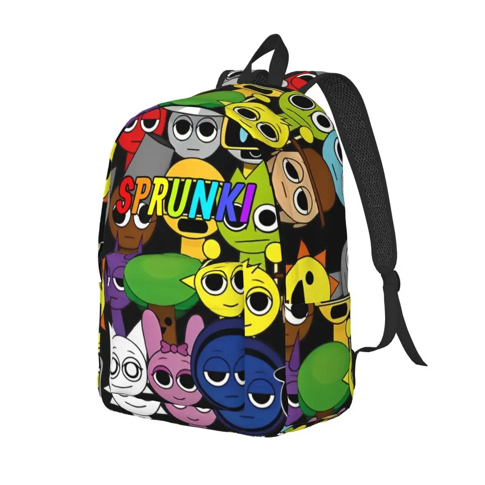 Kawaii Cartoon Sprunki Character Student Backpack