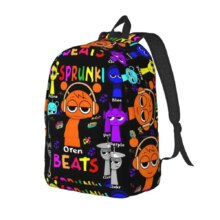 Sprunkis Incredibox Teenage Backpack with Pocket High School Business Beats Game Daypack for Men Women Laptop Shoulder Bag Sprunkis Incredibox Teenage Backpack with Pocket High School Business Beats Game Daypack for Men Women Laptop Shoulder Bag