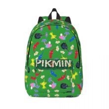 Pikmin Logo Backpack Elementary High College School Student Bookbag Teens Daypack with Pocket Pikmin Logo Backpack Elementary High College School Student Bookbag Teens Daypack with Pocket
