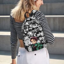 Tanjiro Kamado Demon Slayer Anime Backpack Student School Bookbag Daypack Preschool Primary Bag Sports Tanjiro Kamado Demon Slayer Anime Backpack Student School Bookbag Daypack Preschool Primary Bag Sports