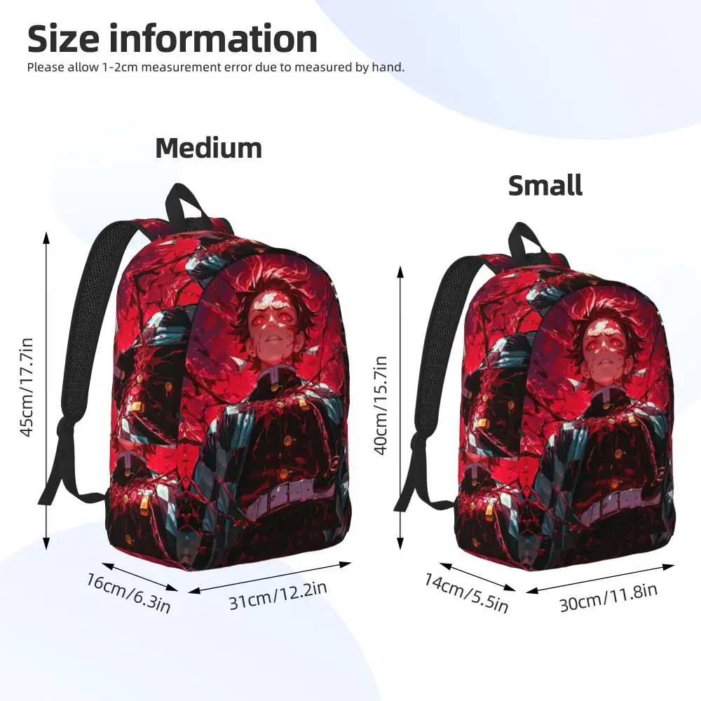 Kawaii Anime Demon Slayer Tanjiro School Backpack