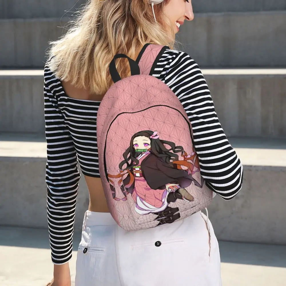 Kawaii Anime Demon Slayer Nezuko School Backpack