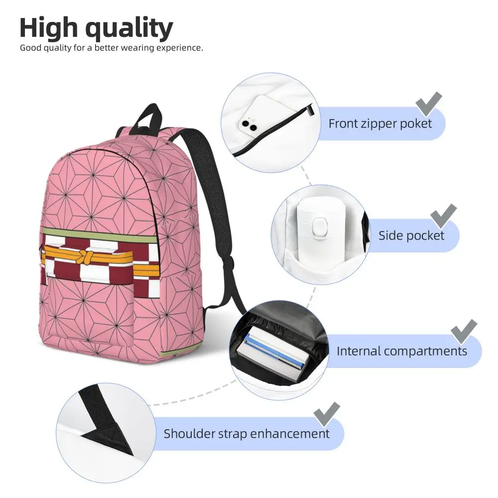 Kawaii Cartoon Demon Slayer Nezuko Backpack