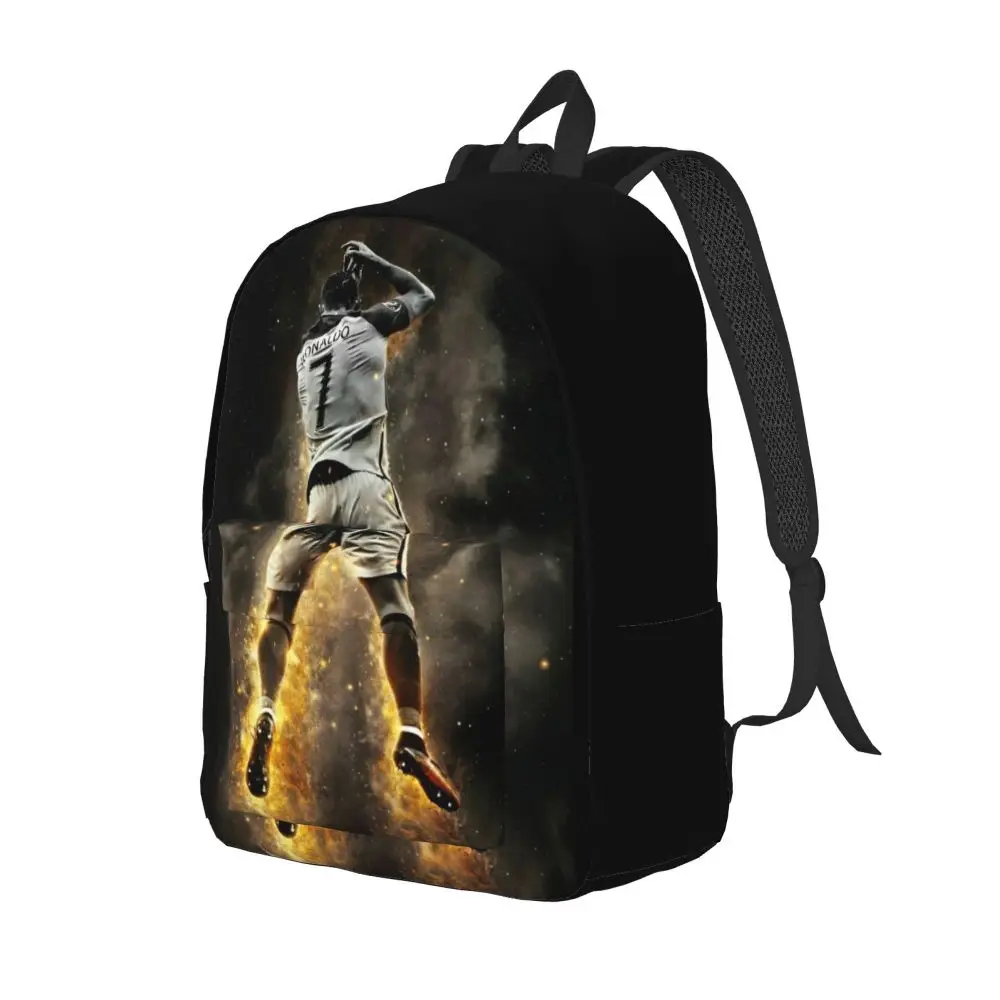 The Legend Footballer Cristiano Ronaldo Printed Kawaii Backpack