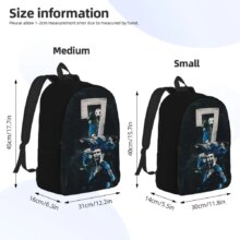 The Legend Footballer CR7 Casual Backpack Gift High School Hiking Travel Soccer Daypack for Men Women Laptop Computer Canvas Bag The Legend Footballer CR7 Casual Backpack Gift High School Hiking Travel Soccer Daypack for Men Women Laptop Computer Canvas Bag