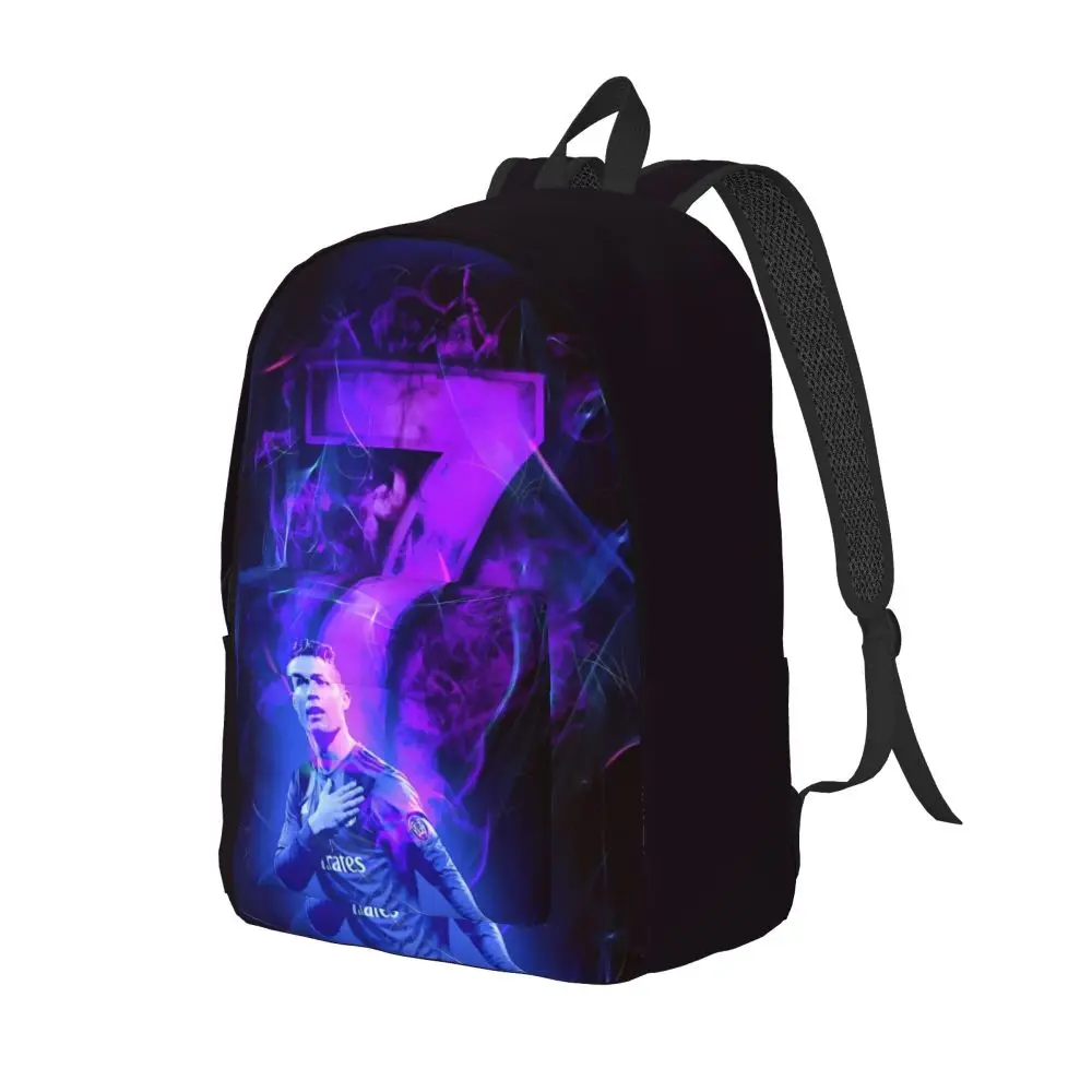 The Legend Footballer Cristiano Ronaldo Printed Kawaii Schoolbag
