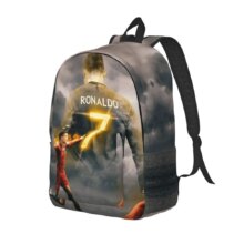 The Legend Footballer CR7 Casual Backpack Gift High School Hiking Travel Soccer Daypack for Men Women Laptop Computer Canvas Bag The Legend Footballer CR7 Casual Backpack Gift High School Hiking Travel Soccer Daypack for Men Women Laptop Computer Canvas Bag