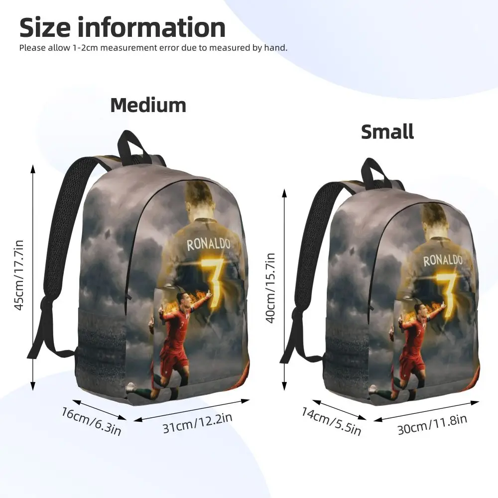 Cristiano Ronaldo The Legend Footballer Kawaii Backpack