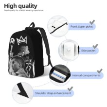 The Legend Footballer CR7 Casual Backpack Gift High School Hiking Travel Soccer Daypack for Men Women Laptop Computer Canvas Bag The Legend Footballer CR7 Casual Backpack Gift High School Hiking Travel Soccer Daypack for Men Women Laptop Computer Canvas Bag