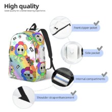 Dandys World Cool Backpack Sports Student Business Daypack for Men Women Laptop Shoulder Bag Dandys World Cool Backpack Sports Student Business Daypack for Men Women Laptop Shoulder Bag