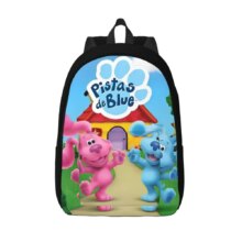 Cartoon Blue’s Clues Fashion Backpack Durable High School Work Blue Dog Daypack for Men Women Laptop Shoulder Bag Cartoon Blue's Clues Fashion Backpack Durable High School Work Blue Dog Daypack for Men Women Laptop Shoulder Bag