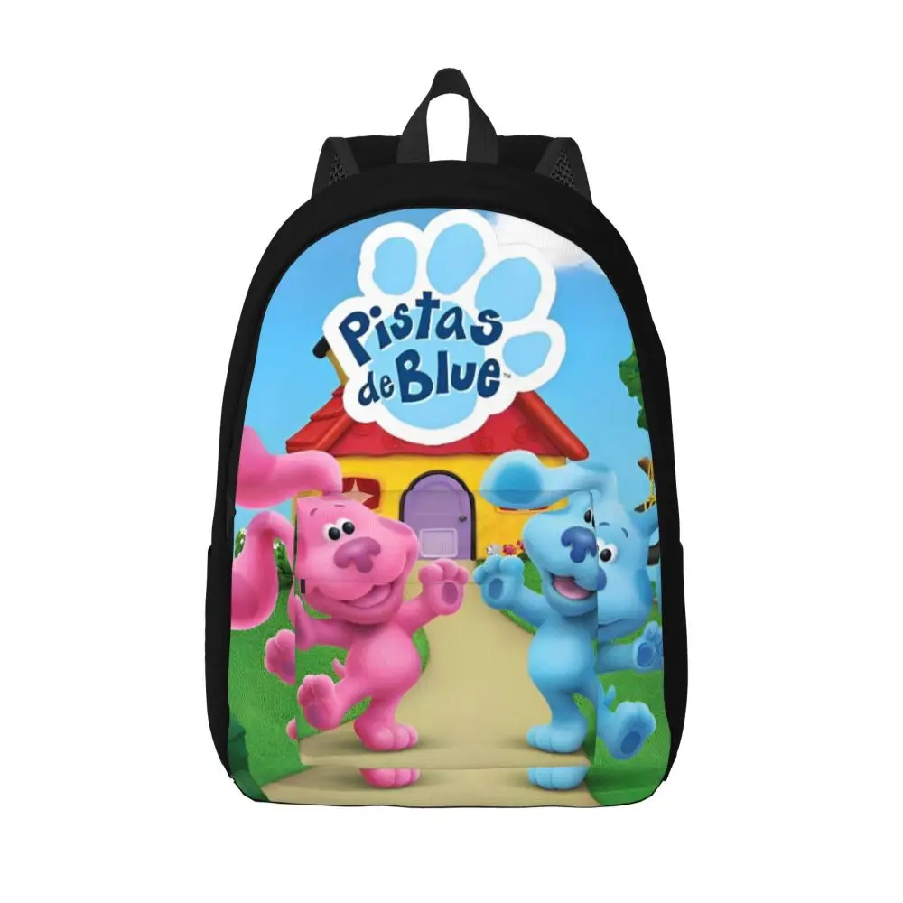 Kawaii Anime Blue's Clues Blue And Magenta Backpack