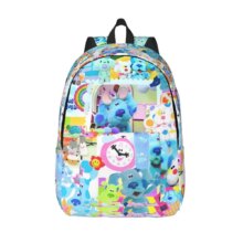 Cartoon Blue’s Clues Fashion Backpack Durable High School Work Blue Dog Daypack for Men Women Laptop Shoulder Bag Cartoon Blue's Clues Fashion Backpack Durable High School Work Blue Dog Daypack for Men Women Laptop Shoulder Bag
