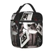 Tupac Insulated Lunch Bags High Capacity Retro Rapper Meal Container Thermal Bag Tote Lunch Box College Picnic Food Bag Tupac Insulated Lunch Bags High Capacity Retro Rapper Meal Container Thermal Bag Tote Lunch Box College Picnic Food Bag
