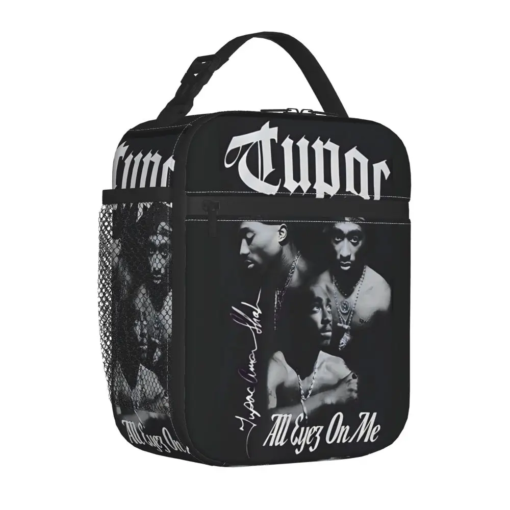 Tupac Shakur Polyester Kawaii Lunch Bag