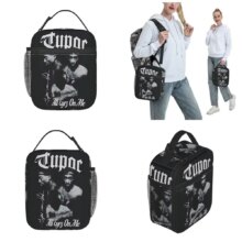 Tupac Insulated Lunch Bags High Capacity Retro Rapper Meal Container Thermal Bag Tote Lunch Box College Picnic Food Bag Tupac Insulated Lunch Bags High Capacity Retro Rapper Meal Container Thermal Bag Tote Lunch Box College Picnic Food Bag