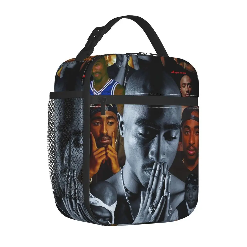 Kawaii Tupac Shakur Insulated Lunch Bag