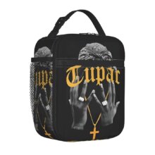 Tupac Insulated Lunch Bags High Capacity Retro Rapper Meal Container Thermal Bag Tote Lunch Box College Picnic Food Bag Tupac Insulated Lunch Bags High Capacity Retro Rapper Meal Container Thermal Bag Tote Lunch Box College Picnic Food Bag