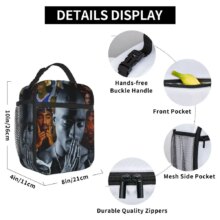 Tupac Insulated Lunch Bags High Capacity Retro Rapper Meal Container Thermal Bag Tote Lunch Box College Picnic Food Bag Tupac Insulated Lunch Bags High Capacity Retro Rapper Meal Container Thermal Bag Tote Lunch Box College Picnic Food Bag