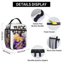 Tupac Insulated Lunch Bags High Capacity Retro Rapper Meal Container Thermal Bag Tote Lunch Box College Picnic Food Bag Tupac Insulated Lunch Bags High Capacity Retro Rapper Meal Container Thermal Bag Tote Lunch Box College Picnic Food Bag