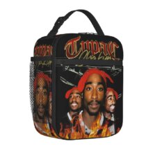 Tupac Insulated Lunch Bags High Capacity Retro Rapper Meal Container Thermal Bag Tote Lunch Box College Picnic Food Bag Tupac Insulated Lunch Bags High Capacity Retro Rapper Meal Container Thermal Bag Tote Lunch Box College Picnic Food Bag
