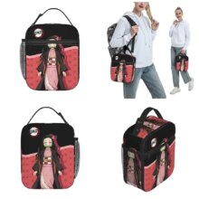 Demon Slayer Anime Nezuko Tanjiro Insulated Lunch Bags High Capacity Meal Container Thermal Bag Lunch Box Tote Office Outdoor Demon Slayer Anime Nezuko Tanjiro Insulated Lunch Bags High Capacity Meal Container Thermal Bag Lunch Box Tote Office Outdoor