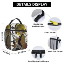 Demon Slayer Anime Nezuko Tanjiro Insulated Lunch Bags High Capacity Meal Container Thermal Bag Lunch Box Tote Office Outdoor Demon Slayer Anime Nezuko Tanjiro Insulated Lunch Bags High Capacity Meal Container Thermal Bag Lunch Box Tote Office Outdoor