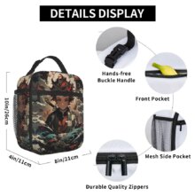 Demon Slayer Anime Nezuko Tanjiro Insulated Lunch Bags High Capacity Meal Container Thermal Bag Lunch Box Tote Office Outdoor Demon Slayer Anime Nezuko Tanjiro Insulated Lunch Bags High Capacity Meal Container Thermal Bag Lunch Box Tote Office Outdoor
