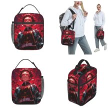 Demon Slayer Anime Nezuko Tanjiro Insulated Lunch Bags High Capacity Meal Container Thermal Bag Lunch Box Tote Office Outdoor Demon Slayer Anime Nezuko Tanjiro Insulated Lunch Bags High Capacity Meal Container Thermal Bag Lunch Box Tote Office Outdoor