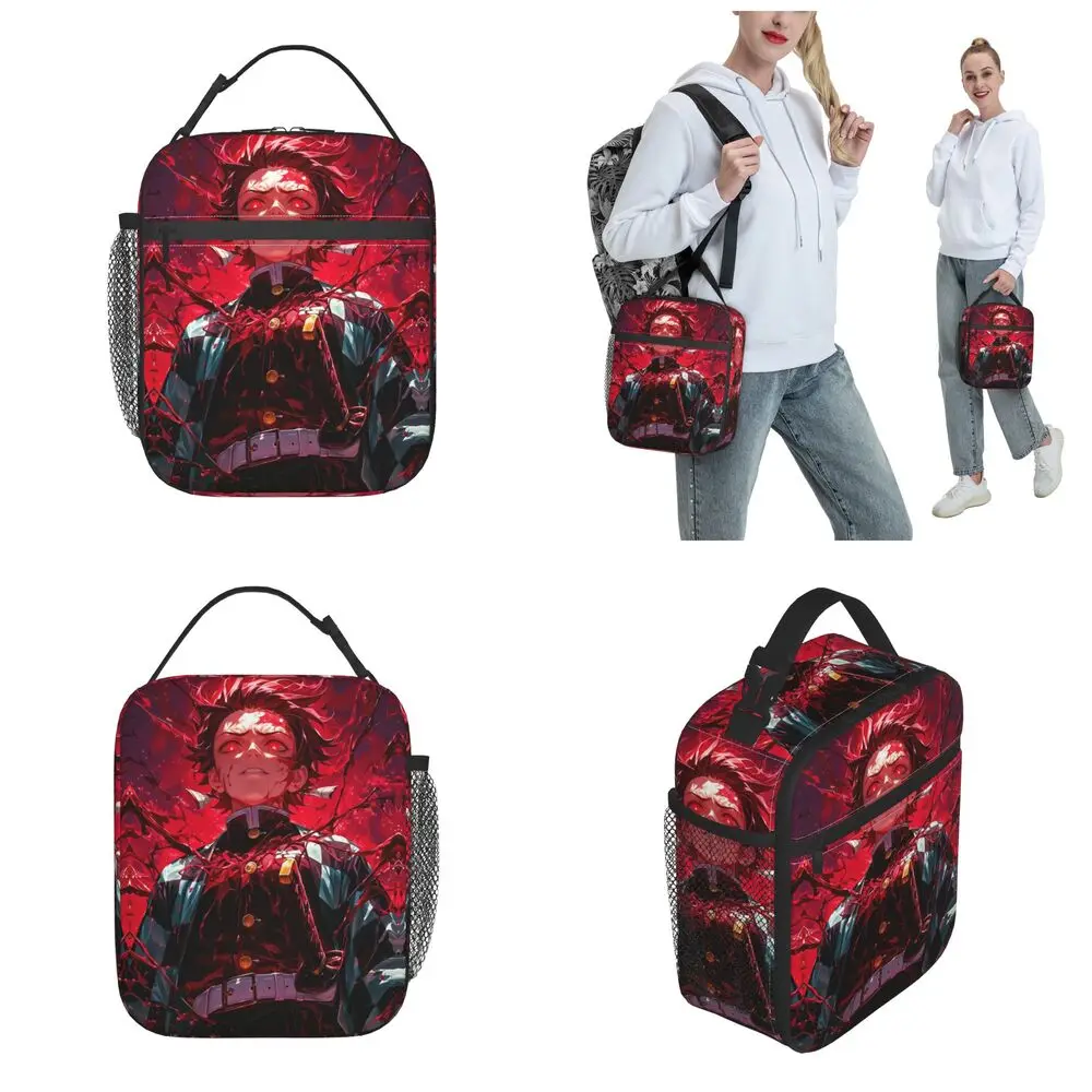 Anime Demon Slayer Tanjiro Kamado Kawaii Lunch Bag