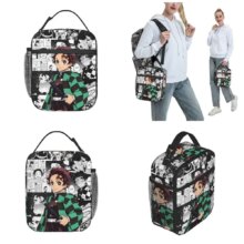 Demon Slayer Anime Nezuko Tanjiro Insulated Lunch Bags High Capacity Meal Container Thermal Bag Lunch Box Tote Office Outdoor Demon Slayer Anime Nezuko Tanjiro Insulated Lunch Bags High Capacity Meal Container Thermal Bag Lunch Box Tote Office Outdoor
