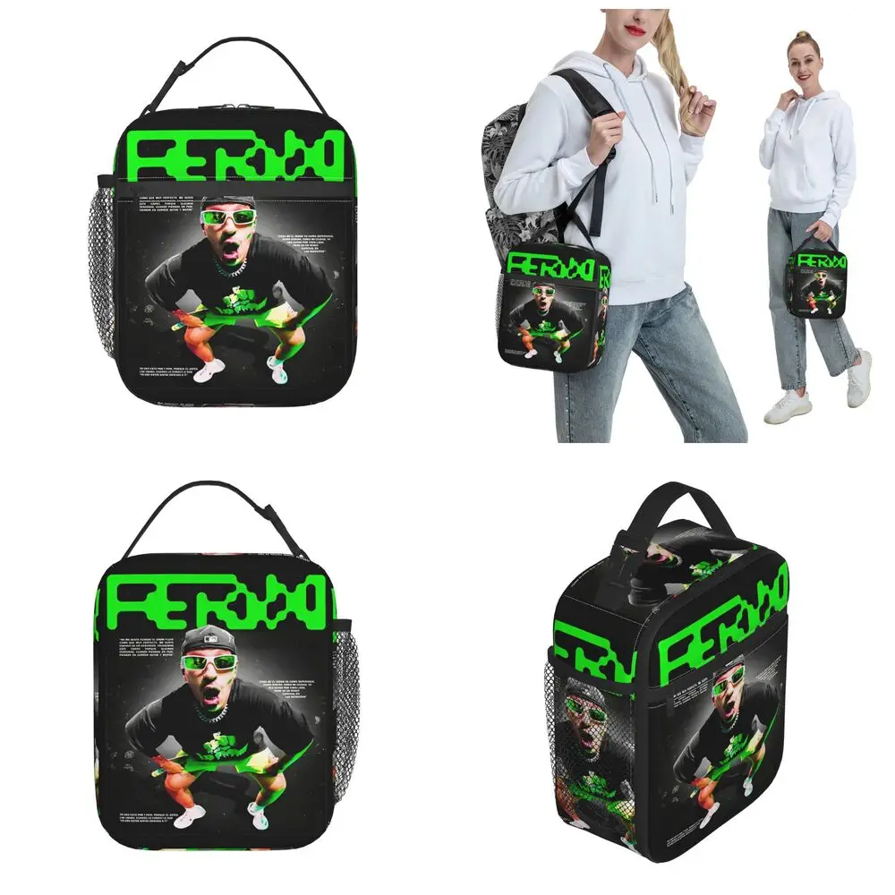 Kawaii Feid Ferxxo Printed Insulated Lunch Bag
