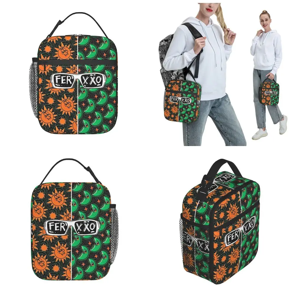 Ferxxo Sun And Moon Pattern Insulated Kawaii Lunch Bag